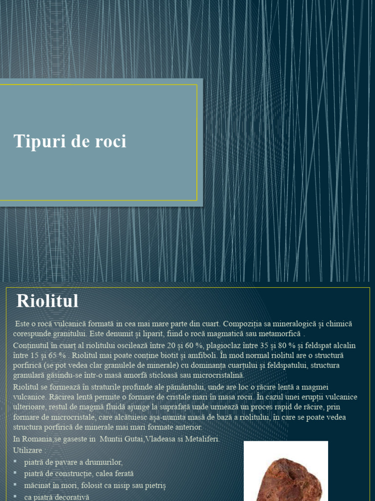 Tipuri de Roci | PDF