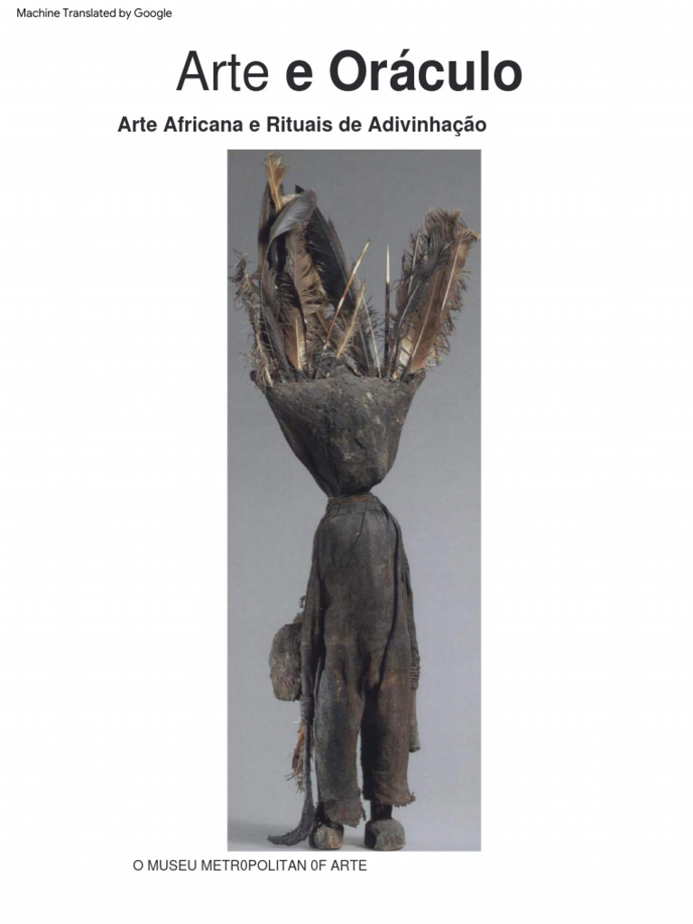 Art and Oracle African Art and Rituals of Divination Português | PDF ...