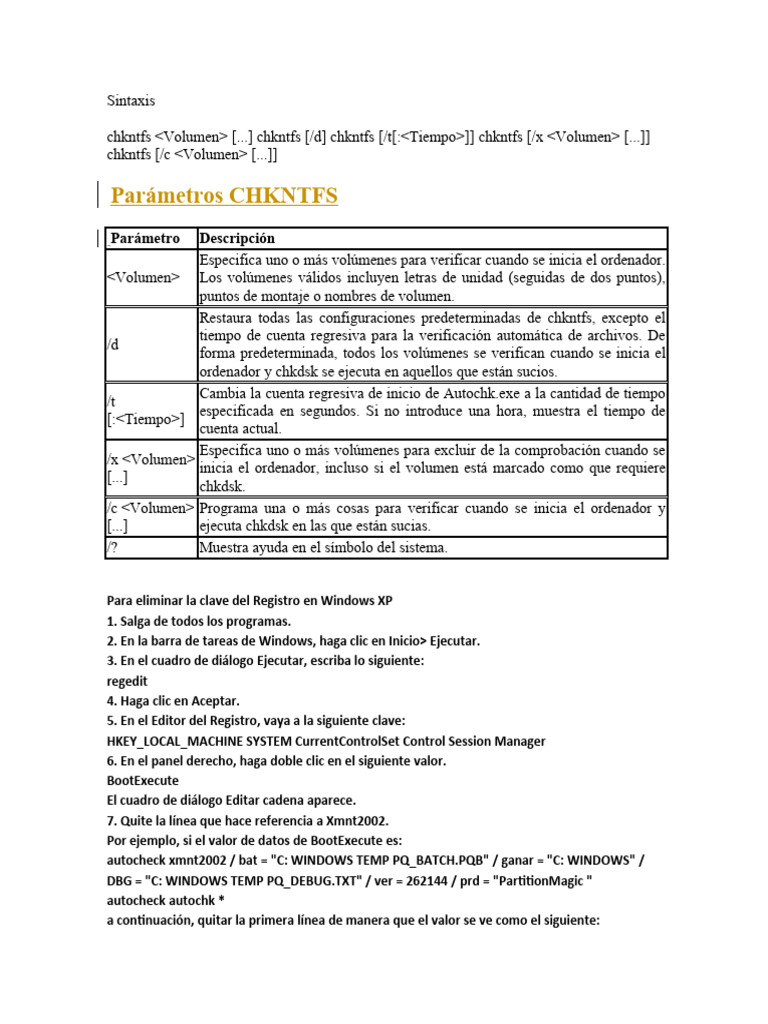 Comandos windows xp pdf registro de windows archivo de computadora