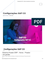 Configuração SAP CO - Módulo Contabilidade de Custos - Bynem