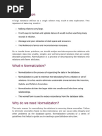 Normalization in DBMS