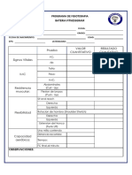 Formato Bateria Fitnessgram PDF