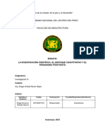 EL ENFOQUE CUANTITATIVO Y EL PARADIGMA POSITIVISTA Investigacion III