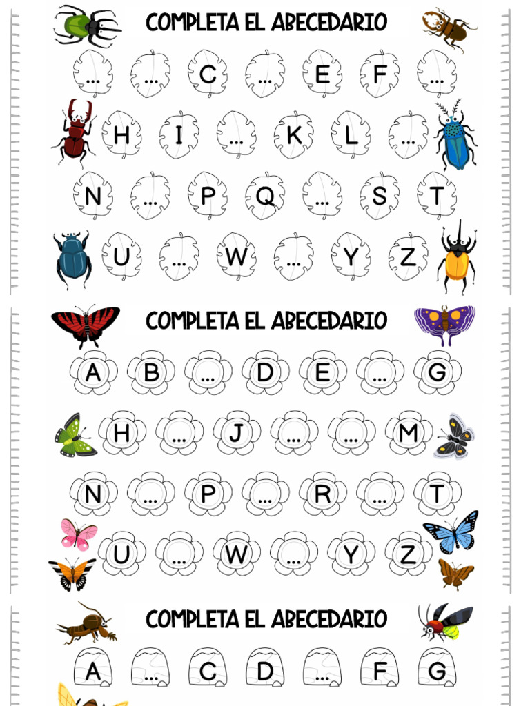 Fichas Para Aprender A Leer El Abecedario – VBPU