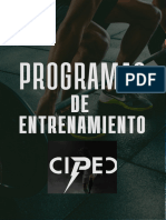Programas de Entrenamiento Ciped