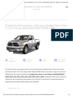 Diagrama de Fusibles y Relés para Dodge Ram - Ram Truck Pickup 1500 - 2500 - 3500 (2009-2018) - Diagramas de Caja de Fusibles