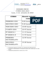 Quendas Inicio Curso