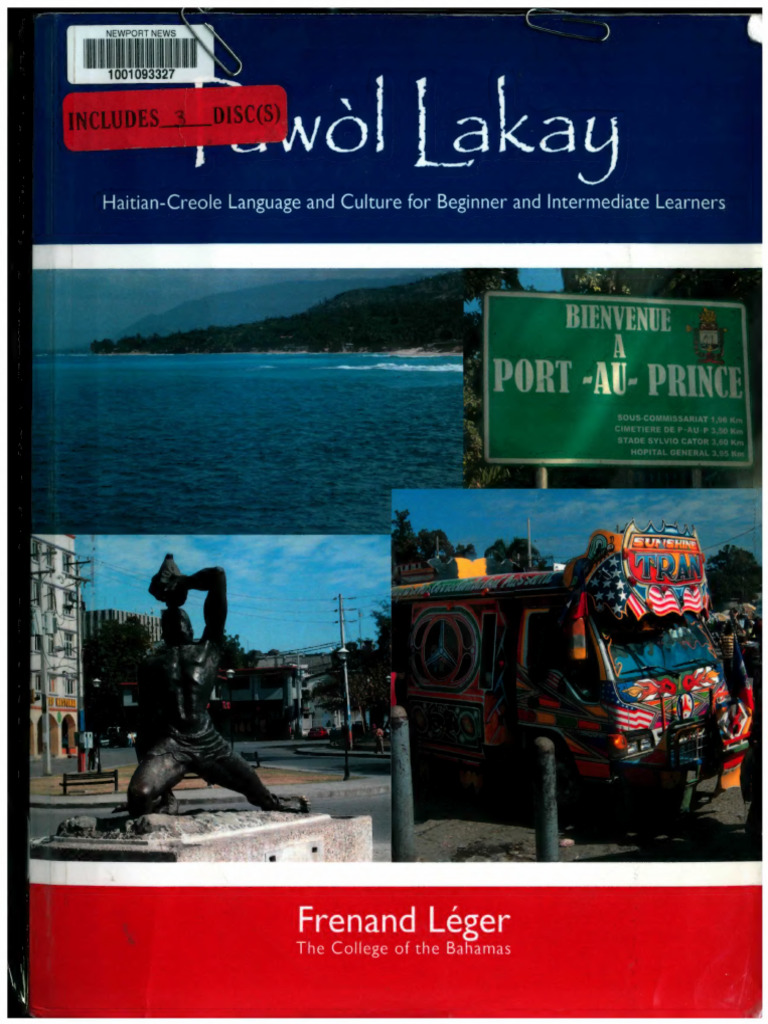 Pawol Lakay Haitian Creole Language and Culture for Beginner and Intermediate Learners Book 9781584326878 PDF Language Education Human Communication pic