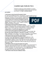 Los 16 Tipos de Personalidad Según El Indicador Myers