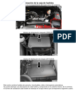 Ubicación de La Caja de Fusibles