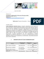 Derecho de Petición Valle Comisión de Búsqueda Actualización de SIRDECs