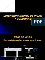 Dimensionamiento de Vigas y Columnas PDF