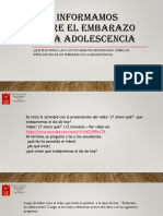 Nos Informamos Sobre El Embarazo en La Adolescencia