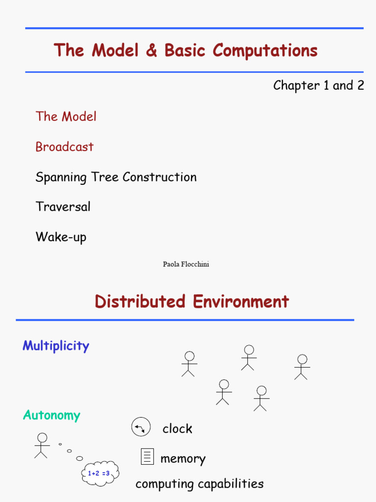 FING 1-ModelBroadcast | PDF | Communication | Message Passing