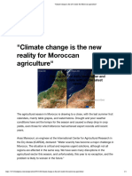 Climate Change Is The New Reality For Moroccan Agriculture