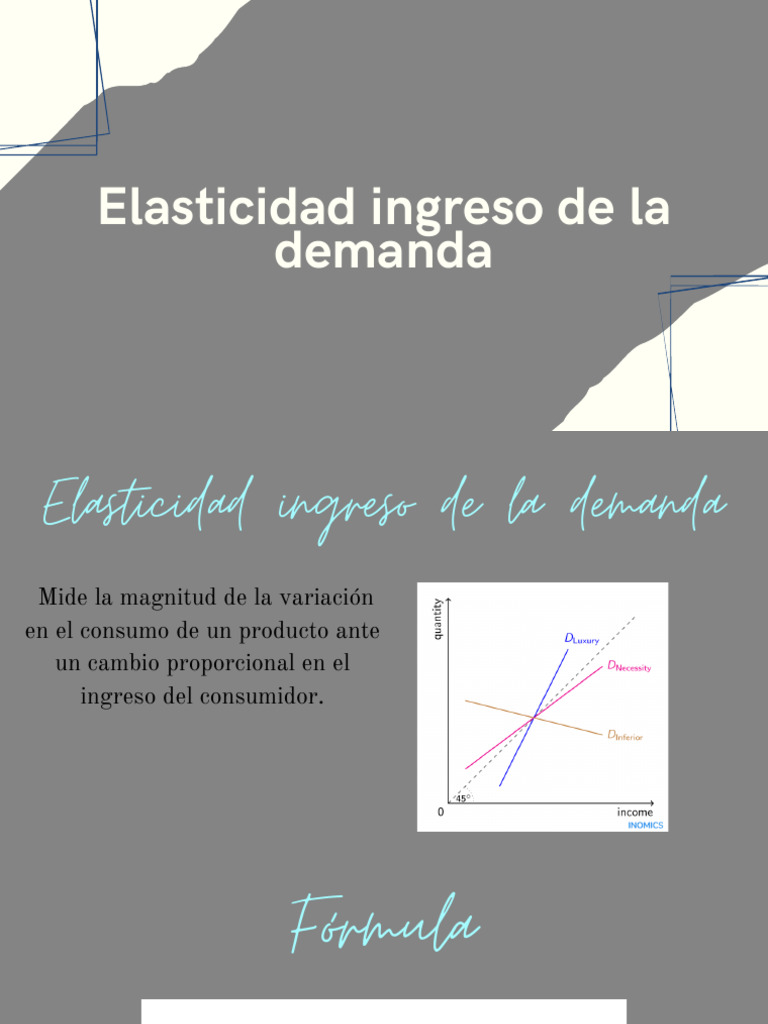 Elasticidad Ingreso de La Demanda | PDF | Elasticidad (economía ...