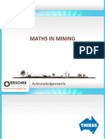 PowerPoint Maths in Mining 1