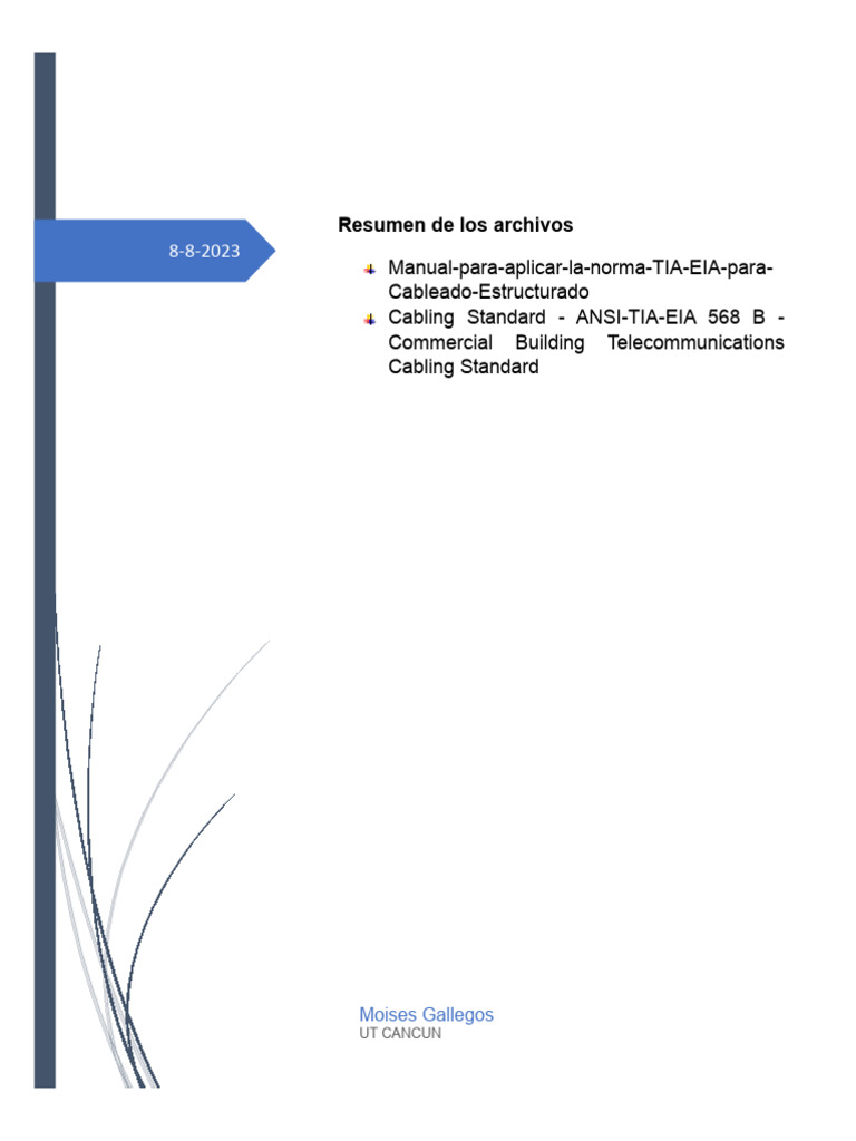 Estándares TIA EIA | PDF