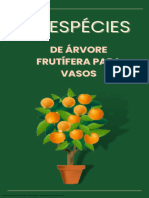Especies Árvores Frutíferas para Vaso