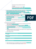 General Chemistry 2 February Monthly Test Reviewer