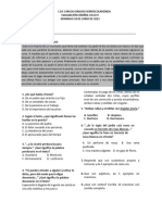 Evaluación Español Ciclo 5 Junio 2023