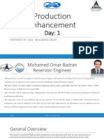 Production Enhancement: Prepared By: Eng. Mohamed Omar