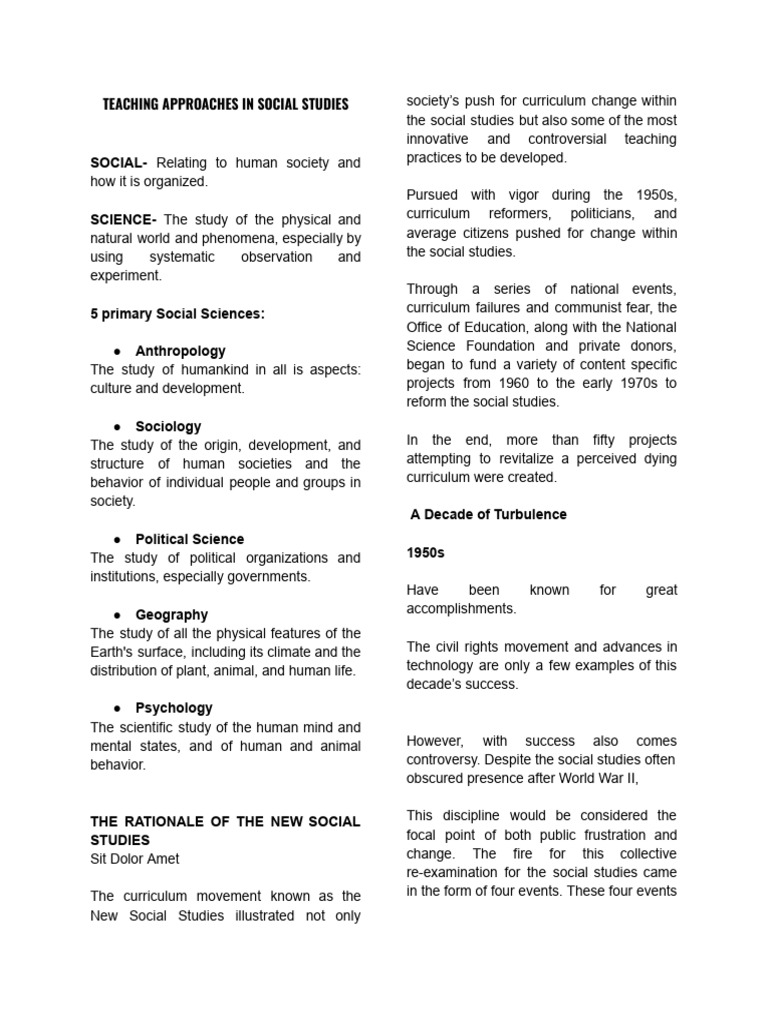 teaching-approaches-in-social-studies-1-pdf-social-sciences-science