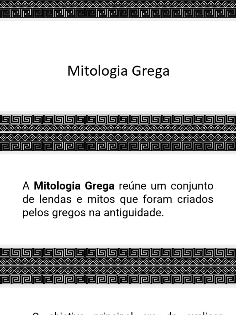 Introdução à Mitologia Grega | PDF | Mitologia grega | Religião grega ...