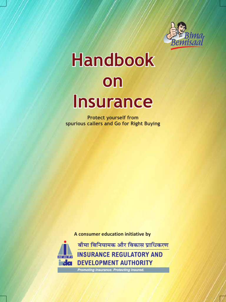 Handbook On Insurance | PDF | Insurance | Vehicle Insurance