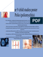 Year 9 Child Studies Poster Polio