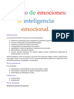 Proyecto de Emociones.1° Año.