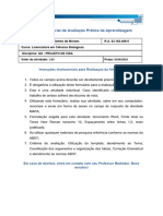 MAPA - Material de Avaliação Prática Da Aprendizagem: Instruções Institucionais para Realização Da Atividade