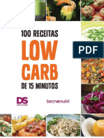 100 Receitas Low Carb de 15 Minutos