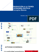 Tema 1 INTRODUCCIÓN A LA TEORÍA DE LA ECONOMIA Julio 2022