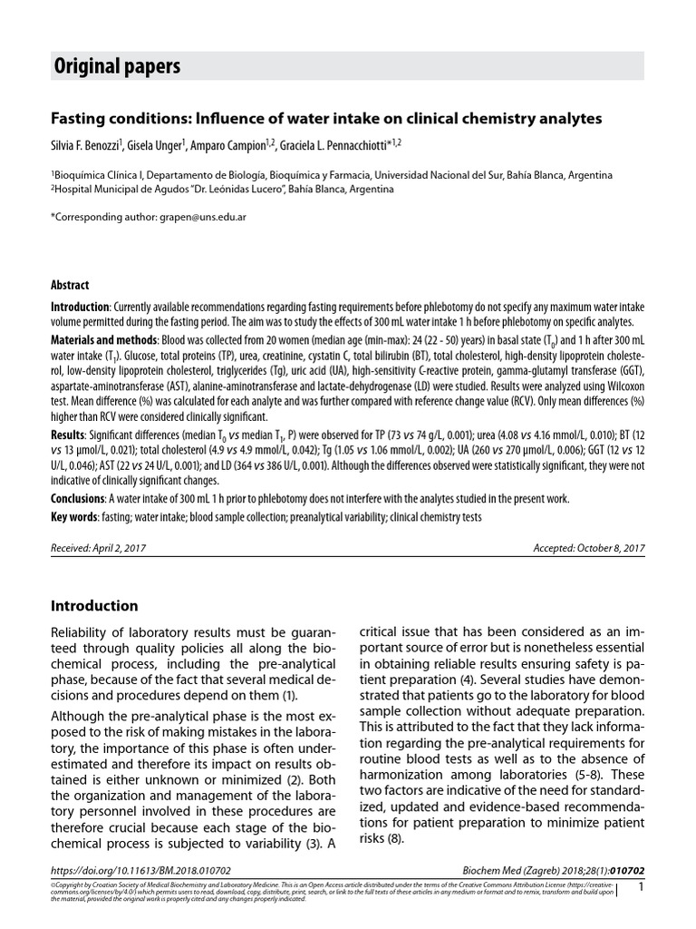 2017Water During Fasting PDF Cholesterol High Density Lipoprotein