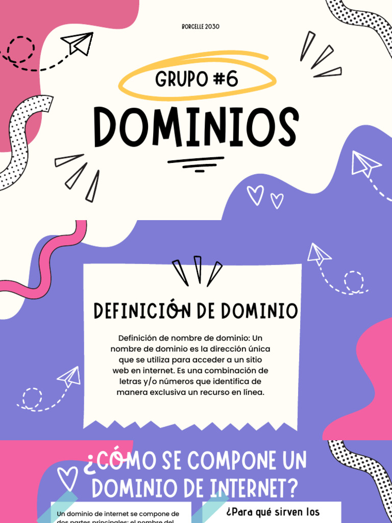 Dominios Parte I | PDF | Nombre de dominio | Internet