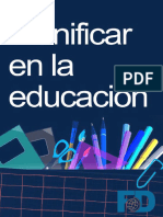 Planificar en La Educacion