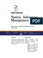 Modul SIM - Pertemuan11 - Keamanan Dan Pengendalian Sistem Informasi