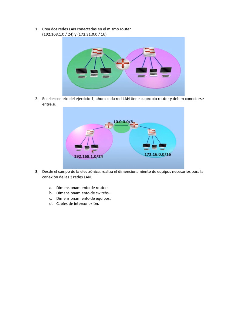 Conexión de Dos Redes LAN con Routers | PDF
