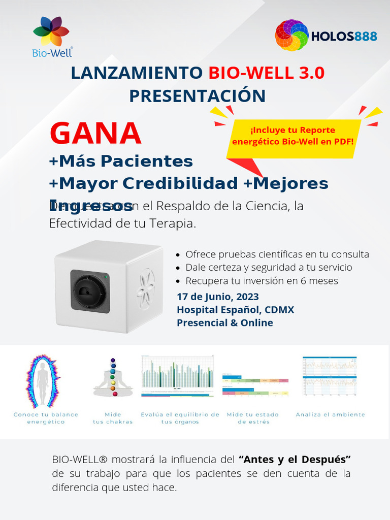 Lanzamiento Bio-Well 3.0 Presentación | PDF | Relaciones personales ...