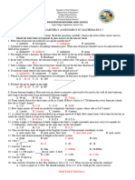 Math 7 Second Quarterly Assessment