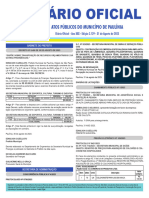 Diário Oficial: Atos Públicos Do Município de Paulínia