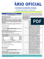 Diário Oficial: Atos Públicos Do Município de Paulínia