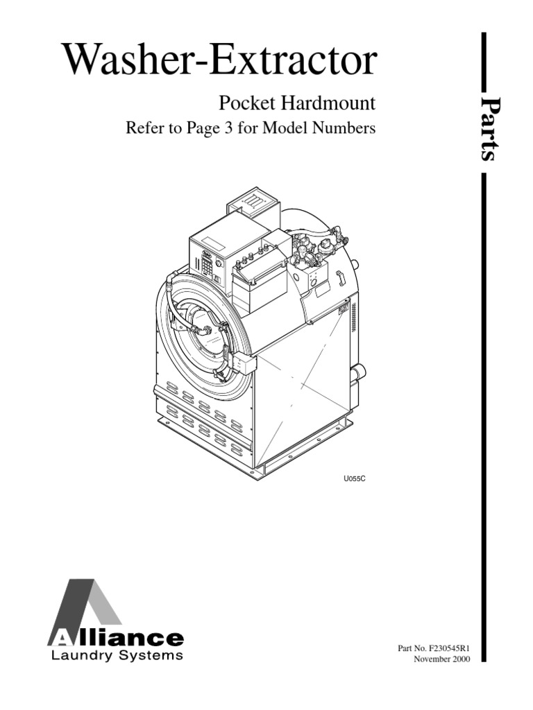 Unimac UW65PV & UW85PV Washer Extractor PDF Electrical Connector