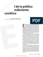 Villar Barroso Oscar El Papel de La Política en El Desmantelamiento de La Urss