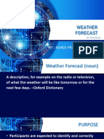 (Revised) Weather Forecast