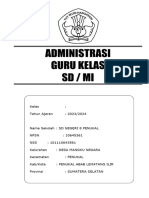 Administrasi Guru Kelas SD Edit