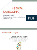 Analisis Data Kategorik (2dan 3)