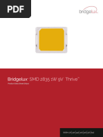 Bridgelux DS310 SMD 2835 1W 9V Thrive Data Sheet