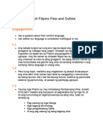 Report Filipino Flow and Outline